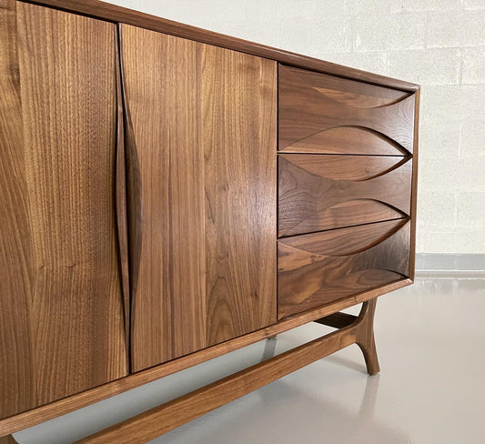 55" Mid Century Style Bowtie Vanity
