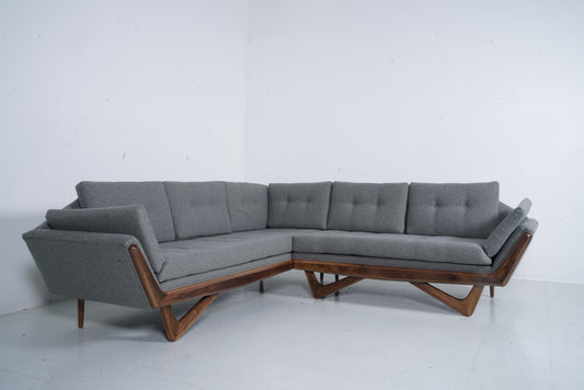 Custom "Pearsall" Style 2 piece Sectional