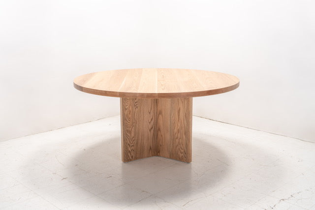 Hand Crafted Solid White Oak Dining Table