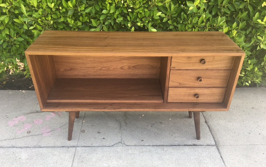 55" Custom Walnut "Willy" Credenza