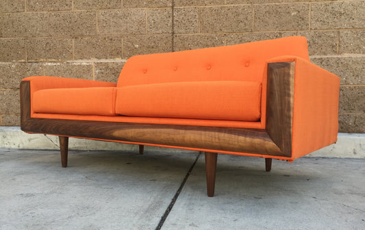 Custom "Gondola" Style Love Seat