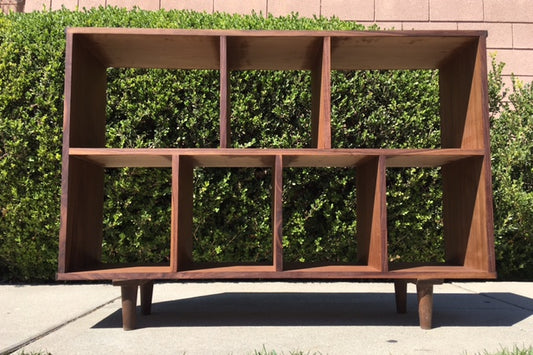 48" Hand Crafted Walnut Vinyl Media
