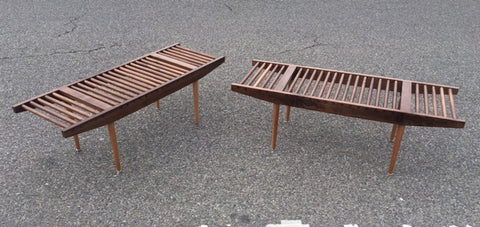 Custom "Spindle"  Walnut Benches (EACH)
