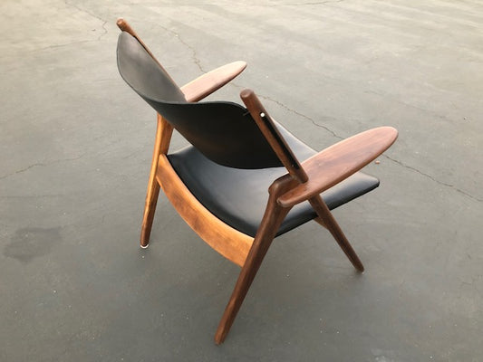Custom "Sawbuck" Leather Chairs (Each)