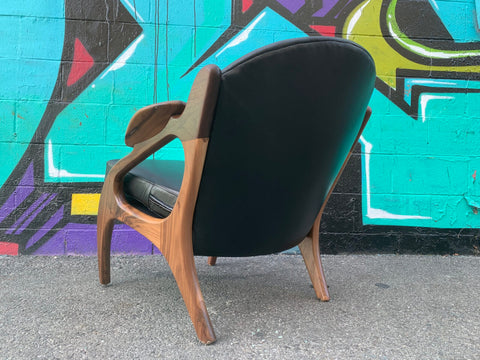 Adrian Pearsall Style Sculptural Lounge Chair