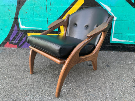Adrian Pearsall Style Sculptural Lounge Chair