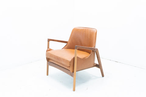 Custom "Larsen" Lounge Chairs (Leather Upgrade)