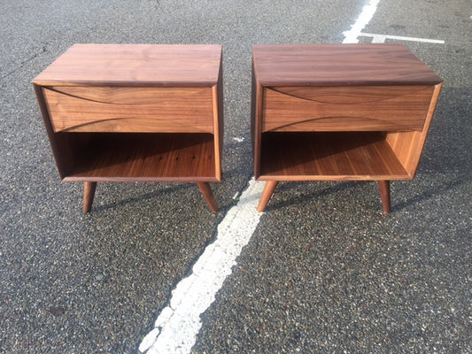 Custom "Bowtie" Nightstands