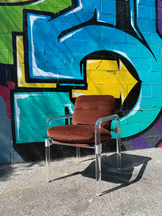 "Pipe Line Series II Chairs" in Molded Lucite by Jeff Messerschmidt (Set of 4)