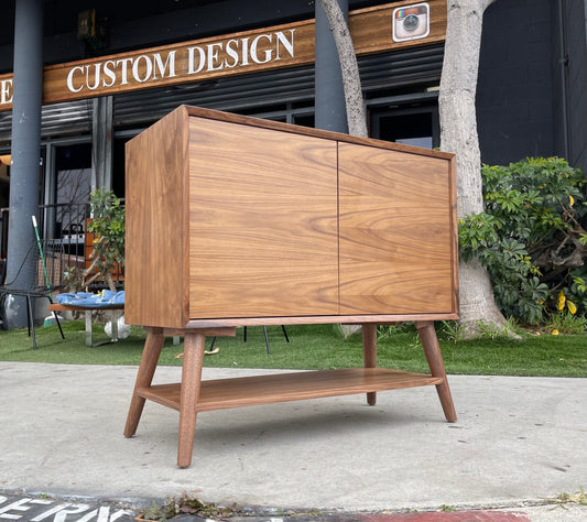 36" Mid Century Style Streamline Vanity