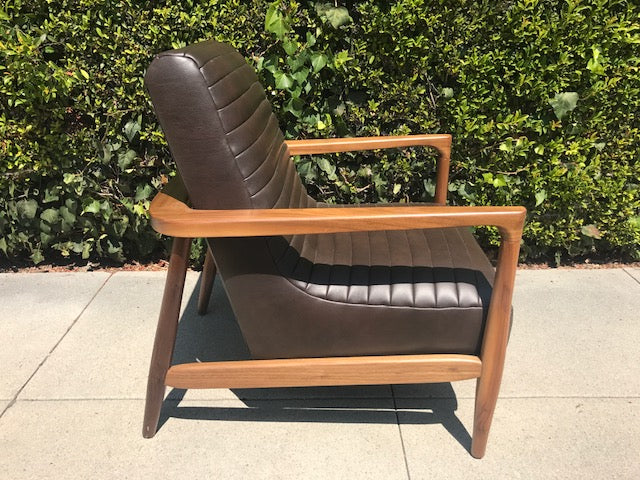 Custom Mid Century "Infinity" Lounge Chair