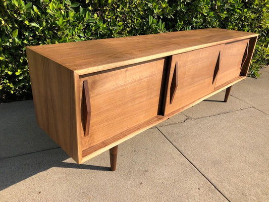 72" Custom "Streamline" 3 Sliding Door Credenza