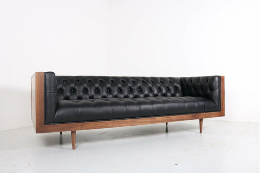 CUSTOM WALNUT "MILO CASE" SOFA