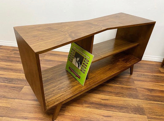 Custom "Atomic" Media Credenza/Bookcase