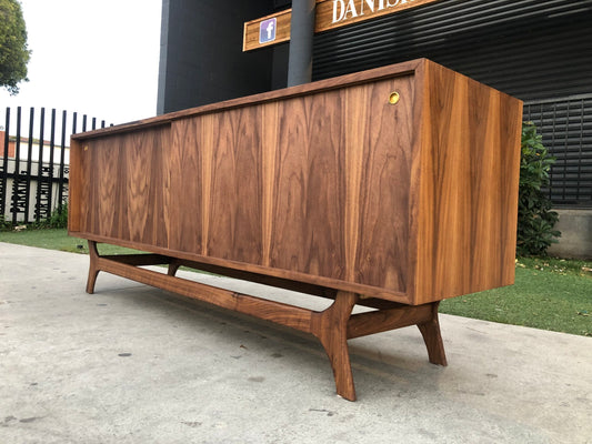 72" Custom "Streamline" Sculptural Base Credenza