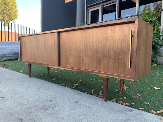 72" Streamline Credenza- Brass Pulls