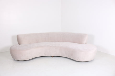 Custom "Kagan" Serpentine Sofa