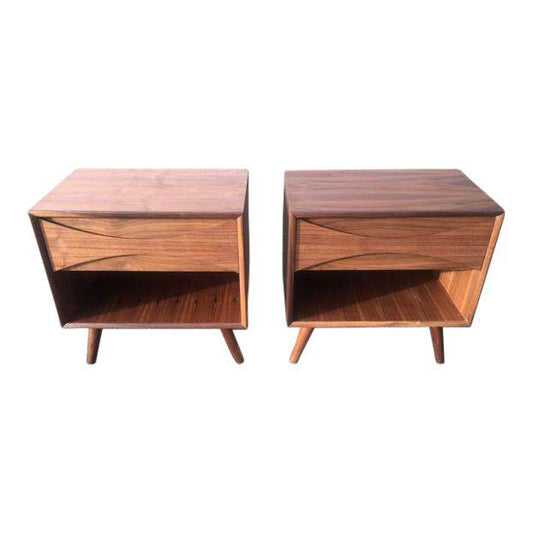 Custom "Bowtie" Nightstands