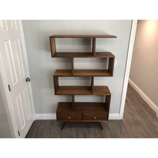 36" Hand Crafted "Staggered" Display Bookshelf
