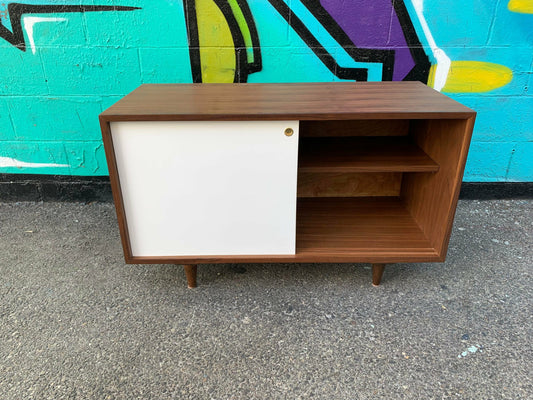 48" Lacquered Walnut Credenza