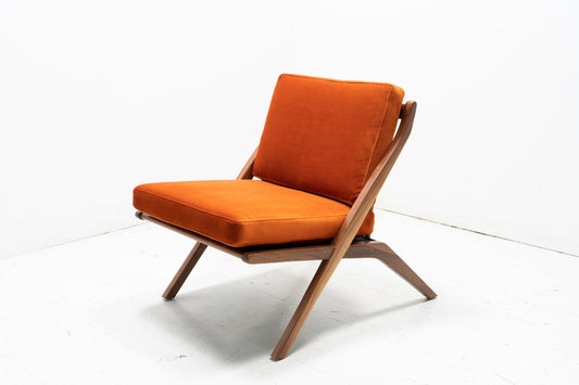 Mid Century "Scissor" Lounge Chair