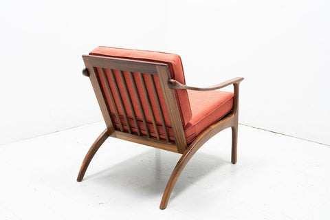 Mid Century Walnut "Olsen" Lounge Chair