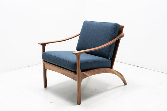 Mid Century Walnut "Olsen" Lounge Chair