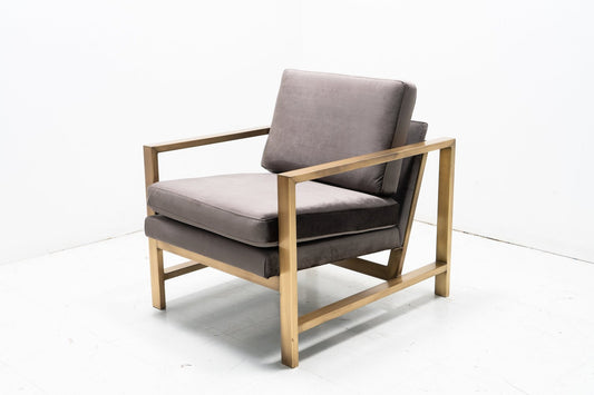 Milo Baughman "Flat Bar" Style Lounge Chair