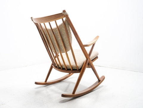 Danish Custom Sculptural Rocking Chair