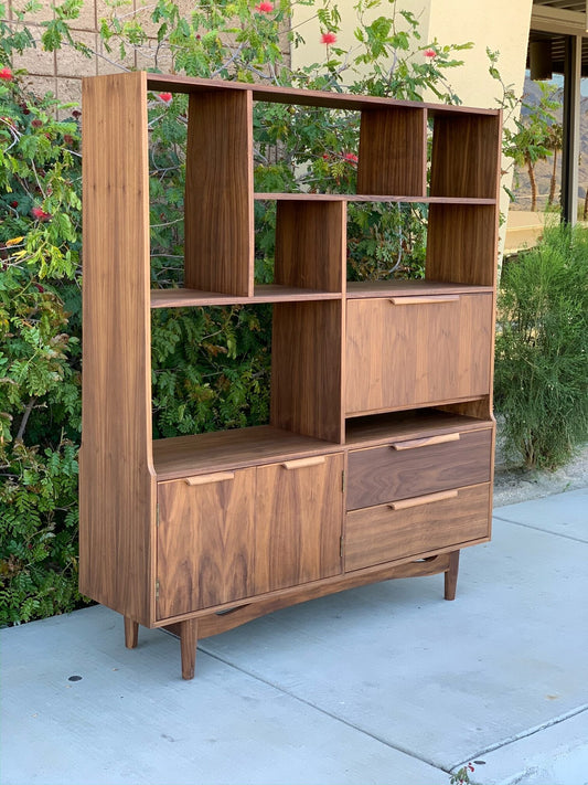 Custom Mid Century Wall Unit /Room Divider