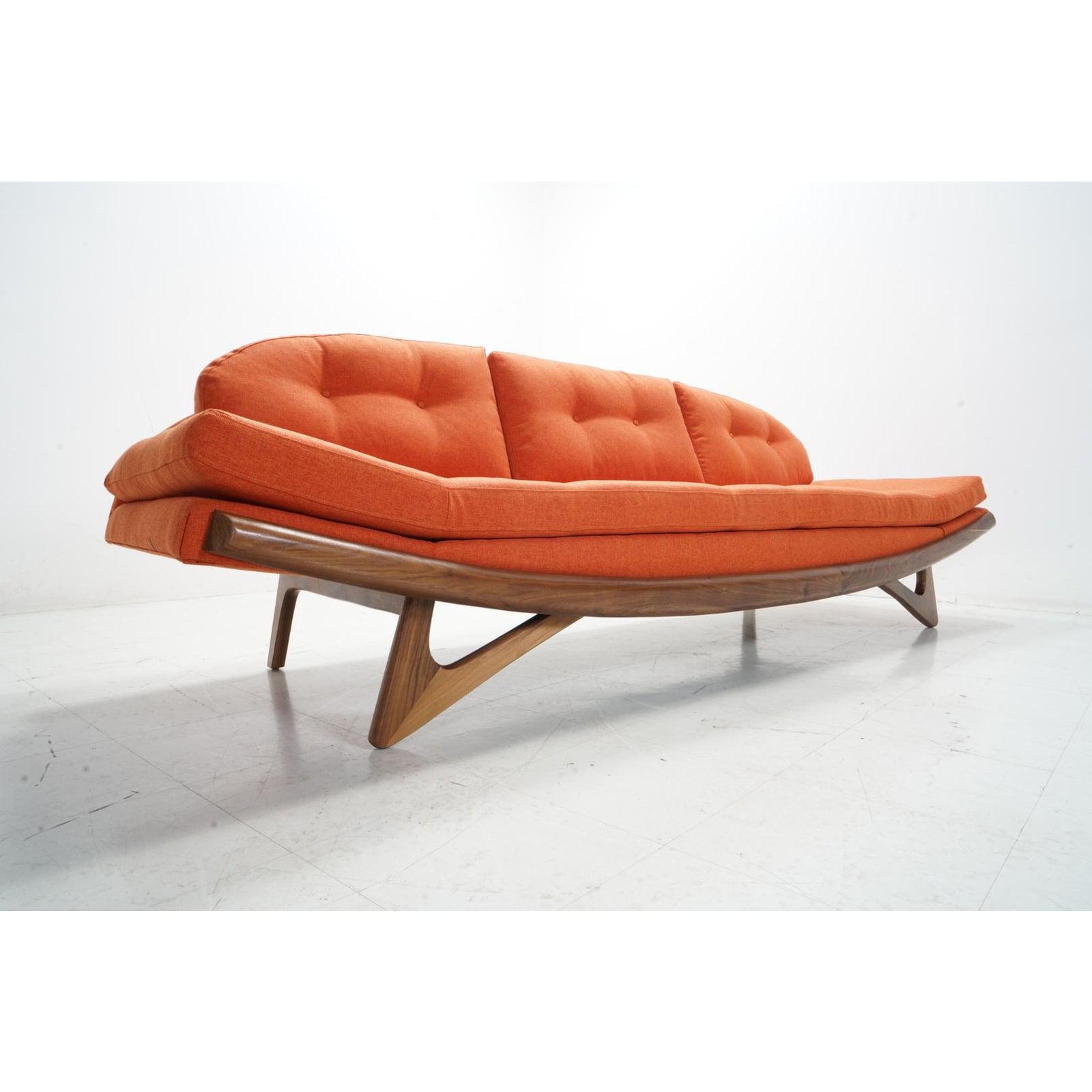 Custom "Curved Gondola" Sofa