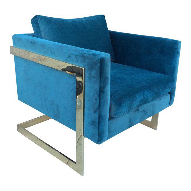 Milo Baughman Style T Back Chair – West Coast Modern L.A