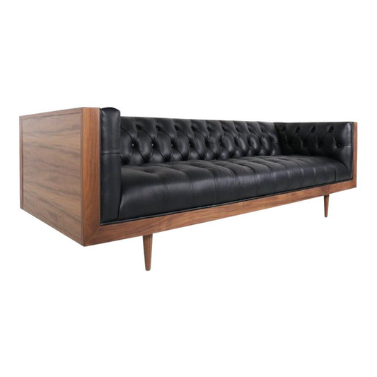 CUSTOM WALNUT "MILO CASE" SOFA